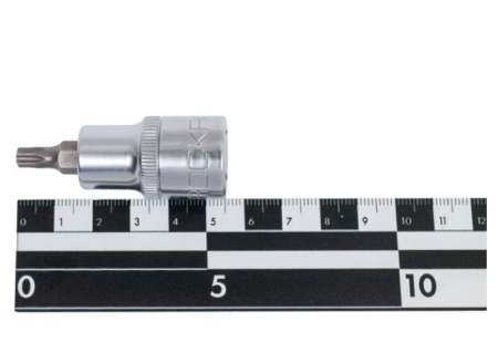 Бита-головка 1/2" torx t55х55мм с отверстием rockforce 
