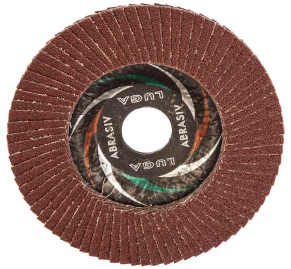 Круг лепестковый торцевой 125х22мм а60 тип 41 (лужский аз)