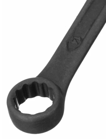 Ключ комбинированый, 14 мм, crv, фосфатированный сибртех