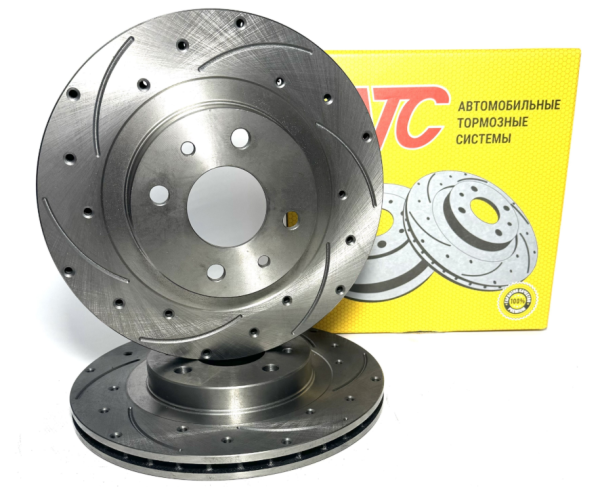 Тормозные диски атс sport r14 2шт вентилируемый для 2112, 2110, 2111, priora, granta, kalina, datsun