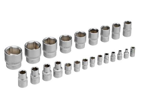 Набор инструментов, 1/2", 1/4", crv, пластиковый кейс 88 предметов stels