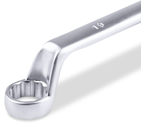 Ключ гаечный накидной изогнутый (17х19 мм) avs k21719