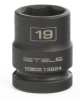 Головка ударная шестигранная, 19 мм, 1/2", crmo// stels