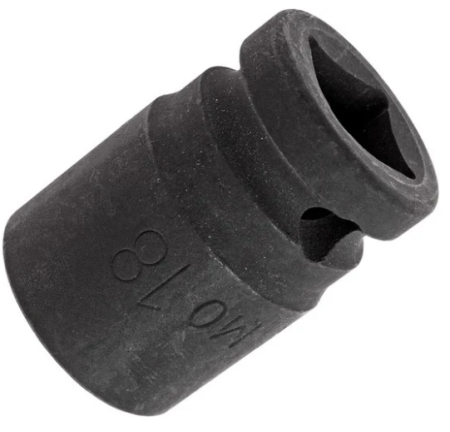 Головка торцевая ударная 6-гранная 1/2" х 18мм, длина 38мм jtc /1/10/200