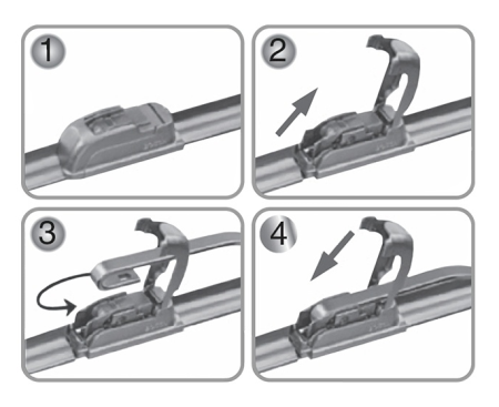 Щетка стеклоочистителя avs optimal line ol-18 (45см)