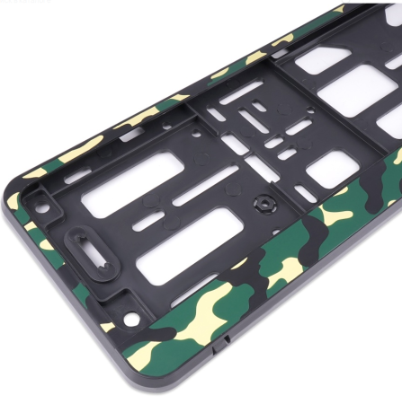 Рамка под номерной знак "taiga" двусоставная (камуфляж) avs rn-18