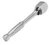 Ключ-трещотка 1/4", crv, 120 зубьев, цельнометаллический, хром gross