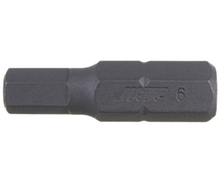 Бита hex h6х30мм 1/4" dr 6-ти гранная jtc