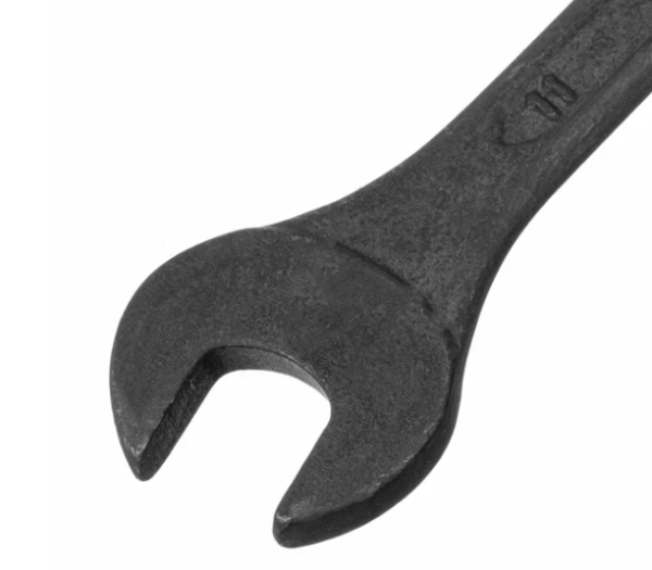 Ключ комбинированый, 11 мм, crv, фосфатированный сибртех