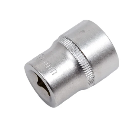 Головка торцевая 1/4" 14мм l=25мм rockforce