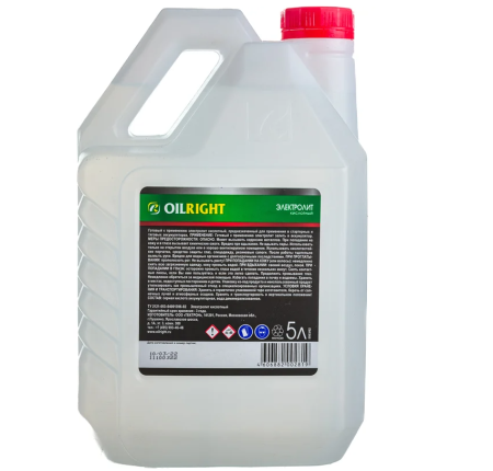 Электролит 1,27 г/куб.см (oil right) 5л