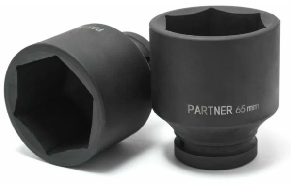 Головка торцевая ударная удлиненная 1" 6-гр. 65мм partner