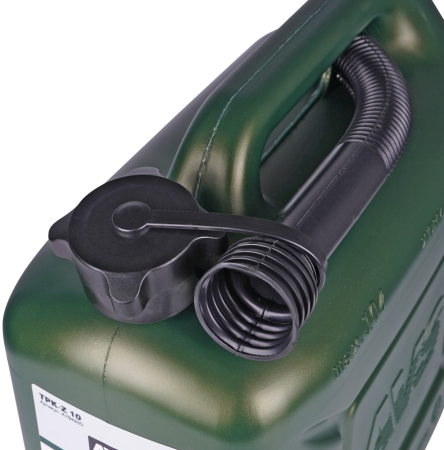 Канистра топливная пластик 10л. (тёмн.зелён.) avs tpk-z 10