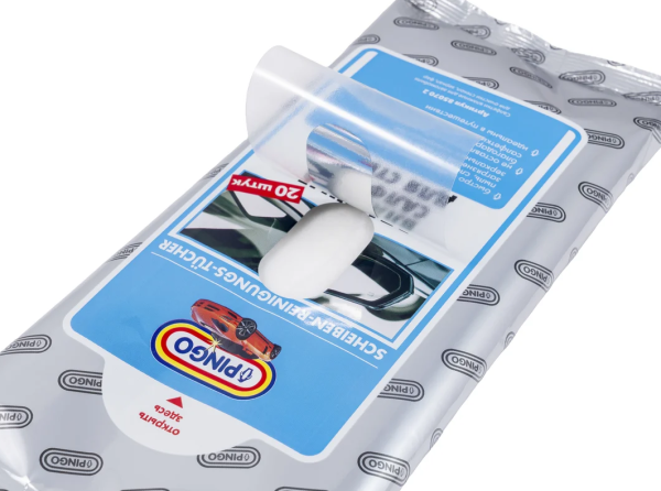 Влажные салфетки pingo для стекол автомобильные №20