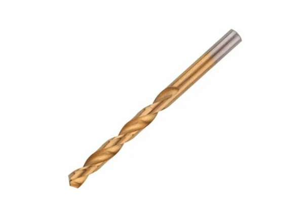 Сверло по металлу, 8 мм, hss, нитридтитановое покрытие, цилиндрический хвостовик// matrix