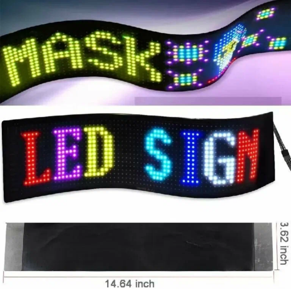 Светодиодная матричная панель 7*17.3cm