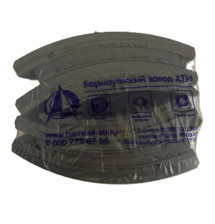 Накладка тормозная камаз-53215, 65115 (13-) сверленая расточен. комплект 8шт. с закл. бзати (ати)