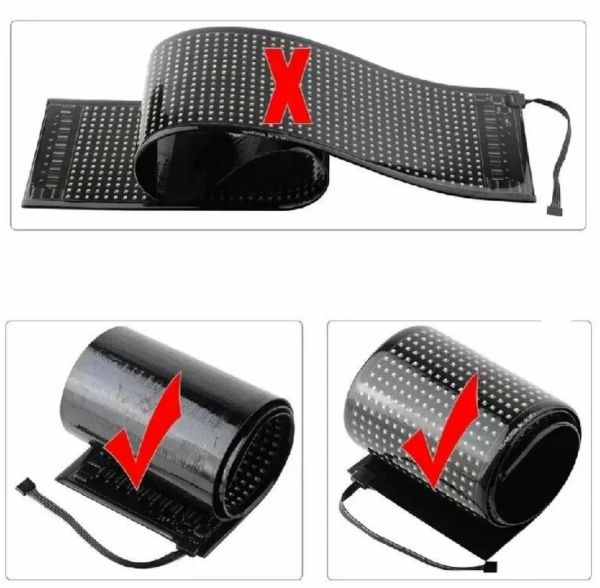 Светодиодная матричная панель 7*17.3cm