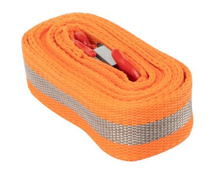 Трос буксировочный 5 тонн, 2 крюка, пакет, россия stels