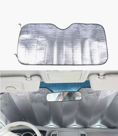 Шторка солнцезащитная складная (фольга) 60см х 130см