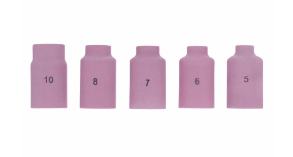 Набор керамических сопел для газовой линзы № 5, 6, 7, 8, 10// denzel