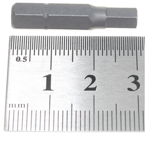 Бита hex h5х30мм 1/4" dr 6-ти гранная jtc