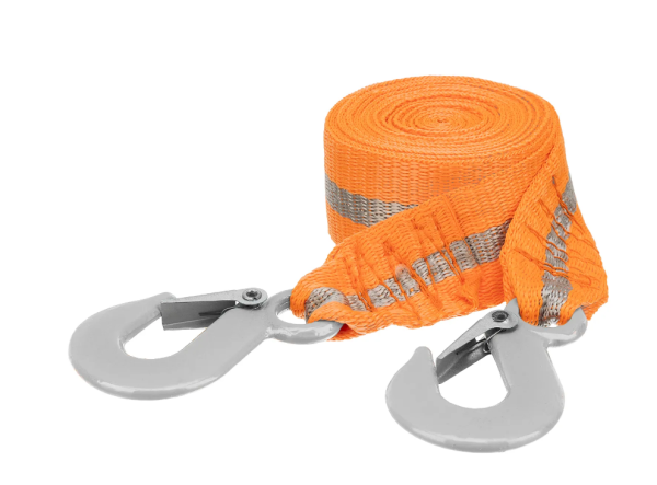 Трос буксировочный 10 тонн, 2 крюка, сумка на молнии, россия  stels