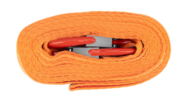 Трос буксировочный 2,5 тонны, 2 крюка, пакет, россия  stels