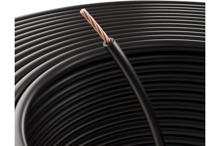 Провод монтажный пгва 1x0.75 мм 2 черный,(цена за 1 м) (rexant)