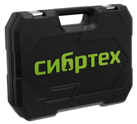 Набор инструментов, 1/2", 1/4", пластиковый кейс 89 предметов сибртех