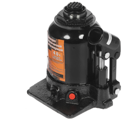 Домкрат гидравлический 2-х плунжерный 4 т, 150-345 мм автоdело