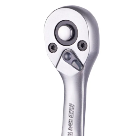 Рукоятка трещоточная 1/4"dr 72 зубца (пластиковая ручка) avs rh11472