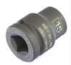Головка ударная шестигранная, 15 мм, 1/2", crmo// stels