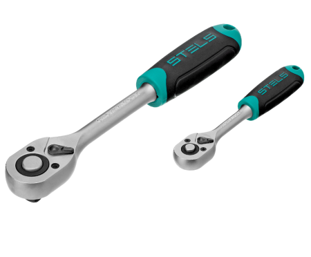 Набор инструментов, 1/2", 1/4", crv, пластиковый кейс 69 предметов stels