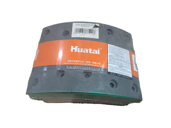 Накладка тормозная передняя 163x183 (8 отверстий)+163x215 (10 отверстий) качество (huatai)