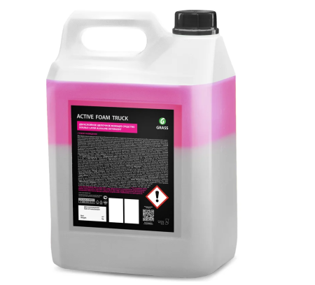 Шампунь для грузового авто двухкомпонентный 6кг active foam truck grass