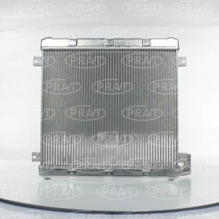 Радиатор охлаждения газель бизнес дв. cummins 2.8 алюминевый паяный (без интеркулера) (pravt)