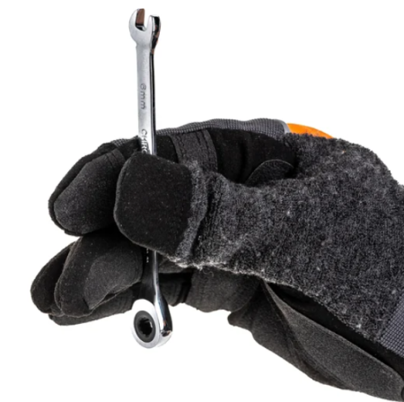 Набор ключей комбинированных er-20627 трещоточных 10 предметов 6,8,10,12,14,17,19,22,24,27мм (на дер