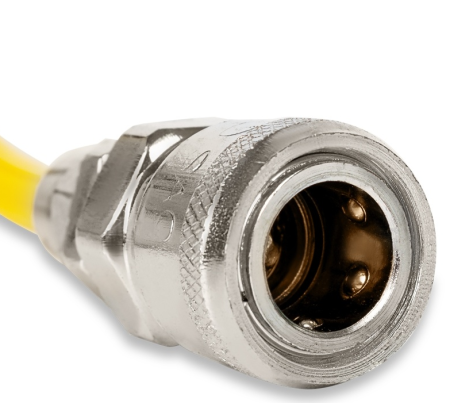 Универсальный шланг-удлинитель с манометром для автомобильных компрессоров hs-01