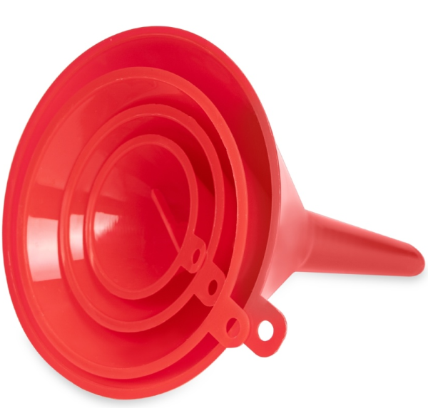 Воронки комплект 4шт (50мм, 75мм, 95мм, 115мм) avs of-04к