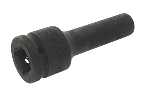 Головка торцевая глубокая ударная 6-гранная torx 3/4" х e18, длина 110мм jtc