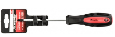 Отвертка anti-slip, ph1х100 мм, crv, 2к рукоятка// matrix