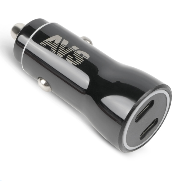 Usb автомобильное зарядное устройство avs 2 порта uc-740 (pd type c 40w)