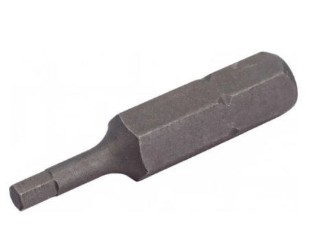 Бита hex h2.5х30мм 1/4" dr 6-ти гранная jtc