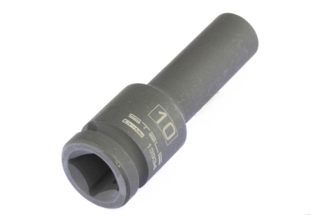 Головка ударная удлиненная шестигранная, 10 мм, 1/2", crmo// stels