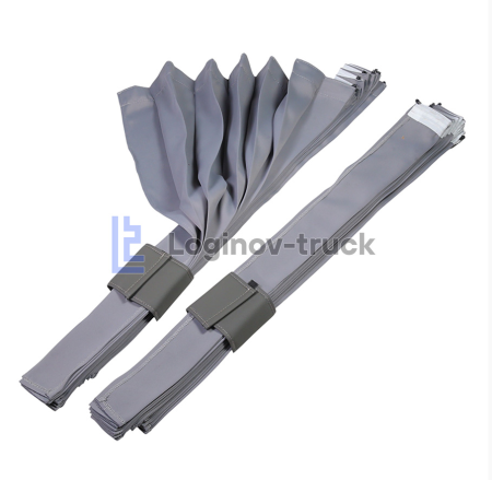Шторы лобового стекла универсальные гармошка "truck" серый (28695)