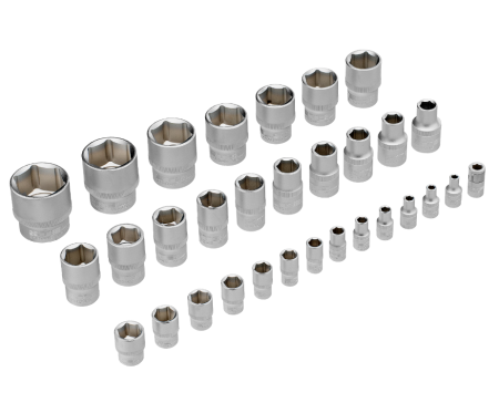 Набор инструментов, 1/2", 1/4", crv, пластиковый кейс 69 предметов stels