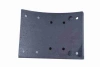 Накладка тормозная нижняя sany/shacman 10 отв. d8, 410 (160х210) 1 шт. (oem)