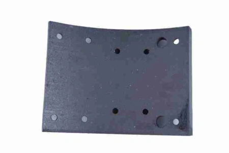 Накладка тормозная нижняя sany/shacman 10 отв. d8, 410 (160х210) 1 шт. (oem)