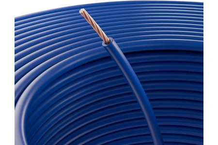 Провод монтажный пгва 1x0.75 мм 2 синий (цена за 1 м) (rexant)